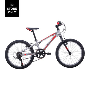 Malvern Star Attitude 20 - Brushed Aluminium / Red