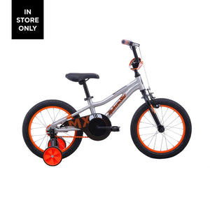 Malvern Star MX 16 - Brushed Aluminium / Orange
