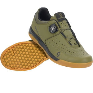 Scott Sport Volt Shoes - Green Moss / Black