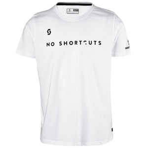 Scott Tee 5 No Shortcuts S/sl - White
