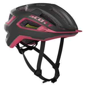 Scott Arx Plus Helmet - Dark Grey / Pink