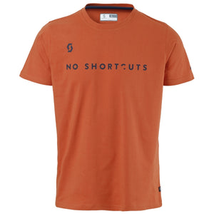 Scott Teeshirt 5 No Shortcuts S/sl - Burnt Orange